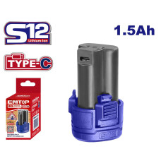 Акумулятор EMTOP EBPK12153 S12 1.5Ah