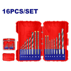 Набір свердел EMTOP ECDB01601, 16 шт