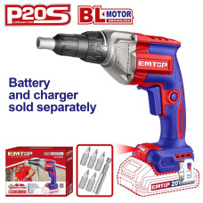 Шуруповерт акумуляторний по гіпсокартону EMTOP ECDSL20428 (без АКБ та ЗП)