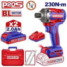 Гвинтоверт акумуляторний EMTOP ECIRL2023