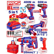 Набір інструментів акумуляторних EMTOP ECKL2059