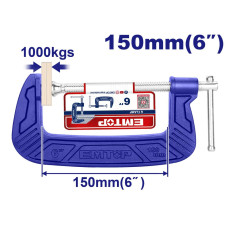 Струбцина G-подібна EMTOP ECLPG0601