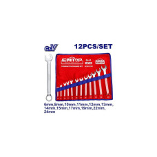Набір ключів комбінованих EMTOP ECSS11201, 12 шт