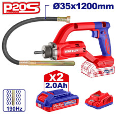 Вібратор для бетону акумуляторний EMTOP ECVLI2025021