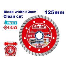 Диск алмазний Turbo EMTOP EDDC031251