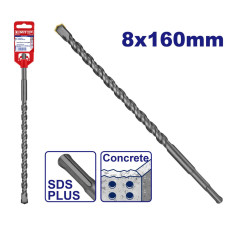 Бур SDS plus EMTOP EHDR10802, 8×160 мм