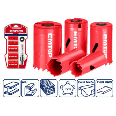 Набір коронок біметалічних EMTOP EHSW0071, 7 шт.