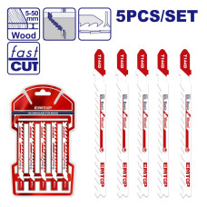 Набір полотен для лобзика EMTOP EJSBT144D, 5 шт.