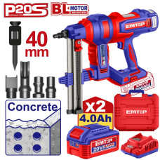 Цвяхозабивач акумуляторний EMTOP ELCNLI9008