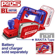 Рубанок акумуляторний EMTOP ELCR20401 (без АКБ та ЗП)