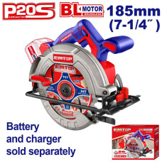 Пила дискова акумуляторна EMTOP ELCS1851 (без АКБ та ЗП)