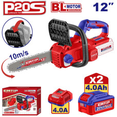 Пила ланцюгова акумуляторна EMTOP ELGA201262