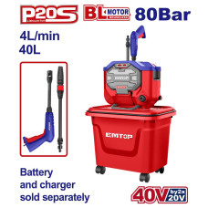 Мінімийка акумуляторна EMTOP ELPW4055061 (без АКБ та ЗП)