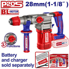 Перфоратор акумуляторний EMTOP ELRH20288 (без АКБ та ЗП)