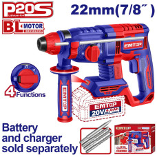 Перфоратор акумуляторний EMTOP ELRH21228 (без АКБ та ЗП)