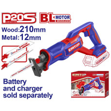 Пила шабельна акумуляторна EMTOP ELRS202108 (без АКБ та ЗП)