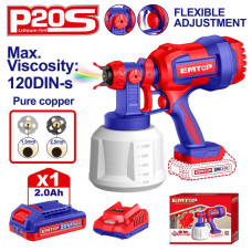 Фарбопульт акумуляторний EMTOP ELSG20042