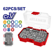 Набір біт EMTOP EMSV3K05 62 шт.