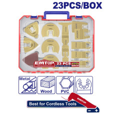 Набір багатофункціональних лез EMTOP EMTB2301, 23 шт.
