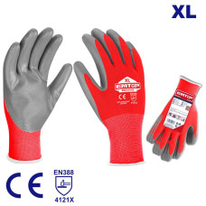 Рукавички EMTOP ENGV0102 трикотажні з нітриловим покриттям XL