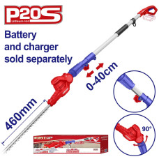 Кущоріз телескопічний акумуляторний EMTOP EPHT201601 (без АКБ та ЗП)