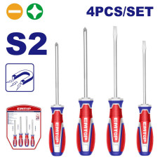 Набір викруток EMTOP ESST0421, 4 шт.