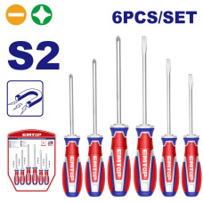 Набір викруток EMTOP ESST0621, 6 шт.