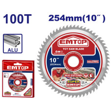 Пильний диск TCT по алюмінію EMTOP ETCT22541001
