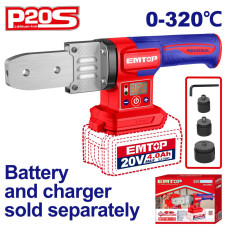 Паяльник для пластикових труб акумуляторний EMTOP ETWTL2018 (без АКБ та ЗП)