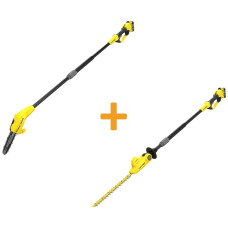 Высоторез аккумуляторный со штангой STANLEY FATMAX SFMCPS620M1+SFMCPH845M1