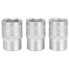 Набор торцевых головок 1/2 Maxi Drive, с шестигранным профилем, 3 шт: 17, 18, 19 мм STANLEY FMMT17094-0