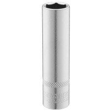 Головка торцевая 1/4 х 9 мм, с шестигранным профилем, высокая, метрическая. STANLEY FMMT17339-0