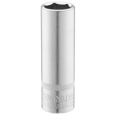 Головка торцевая 1/4 х 11 мм, с шестигранным профилем, высокая, метрическая. STANLEY FMMT17963-0