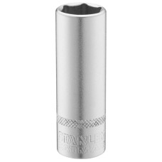 Головка торцевая 1/4 х 12 мм, с шестигранным профилем, высокая, метрическая. STANLEY FMMT17964-0