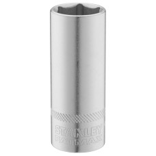Головка торцевая 1/4 х 14 мм, с шестигранным профилем, высокая, метрическая. STANLEY FMMT17966-0