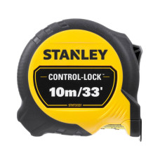 Рулетка вимірювальна CONTROL-LOCK довжиною 10 м/33, шириною 25 мм, в обгумованому корпусі, з подвійною шкалою STANLEY STHT37237-5 Рулетка вимірювальна CONTROL-LOCK довжиною 10 м/33, шириною 25 мм, в обгумованому корпусі, з подвійною шкалою STANLEY STHT37237-5